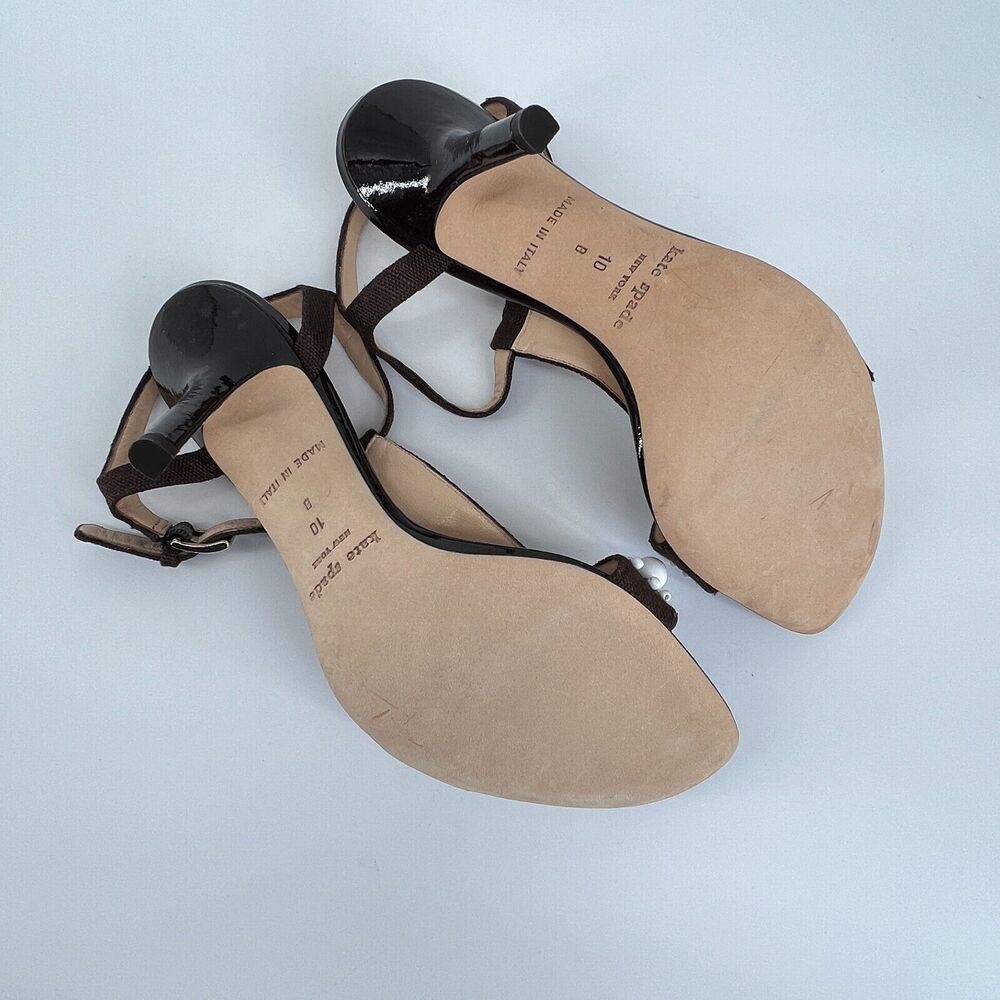 Kate Spade Looker Sz 10B Beaded Sandal Heel Italy Stiletto Dressy Summer NIB - Picture 6 of 9
